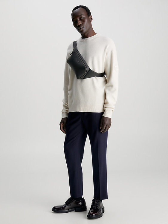 Diagonal crossbody Černá barva Muži