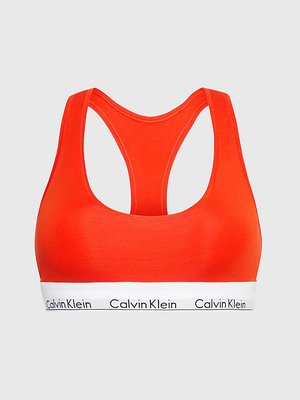 Calvin Klein Underwear – Modern Cotton braletka, Červená barva