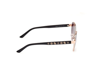 Černá, Růžové zlato barva, Sluneční brýle