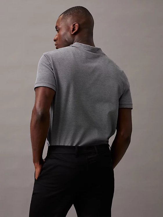 Oxford Two Tone polo – Calvin Klein, Černá barva Muži