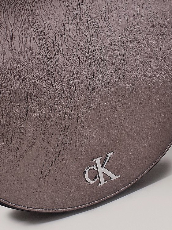 Luxusní Minimal Monogr crossbody, Hnědá, Stříbrná, Vínová barva, OS