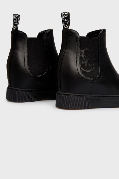 Módní Frenze 4G klínová obuv, Černá barva, 2021, 2020