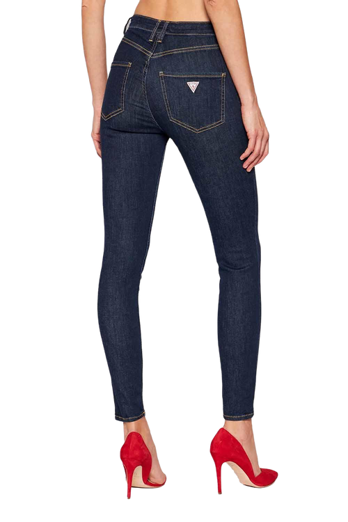 Módní Skinny jeans, Modrá barva, 2021