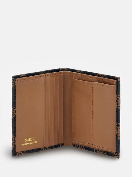 Módní Peony peněženka, Hnědá barva, 2023