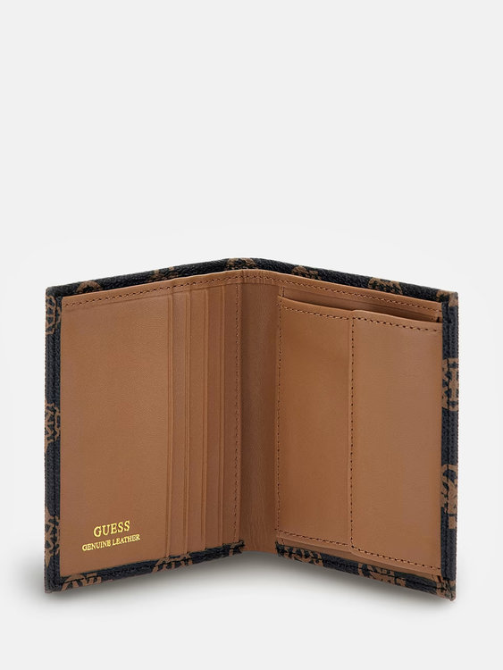 Módní Peony peněženka, Hnědá barva, 2023