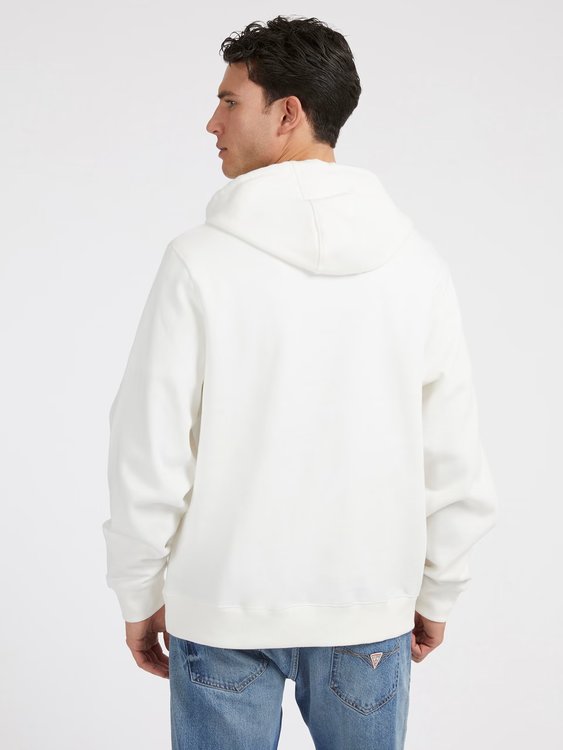 Roy mikina – GUESS, Bílá barva Muži