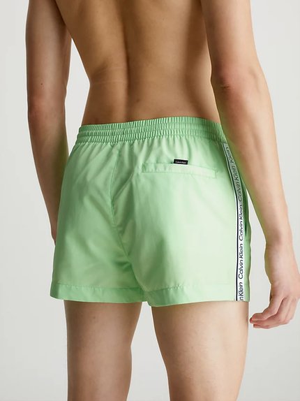 Módní Core Logo Tape plavky, Zelená barva, 2023