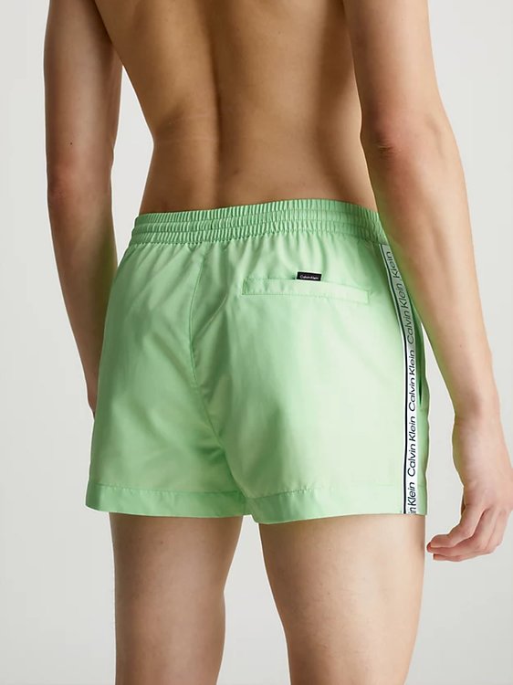 Módní Core Logo Tape plavky, Zelená barva, 2023