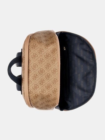 Luxusní Vezzola smart 4G logo batoh, Hnědá barva, T/U