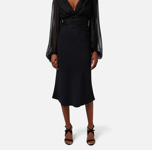 Luxusní Gonna sukně, Černá barva, 40, 42