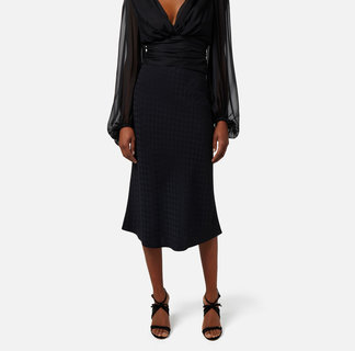 Luxusní Gonna sukně, Černá barva, 40, 42