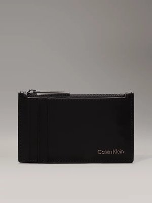 Calvin Klein Jeans – CK Smooth pouzdro na karty, Černá barva