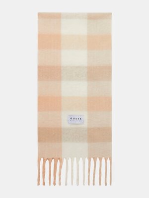 GUESS – Wool blend šála, Béžová barva