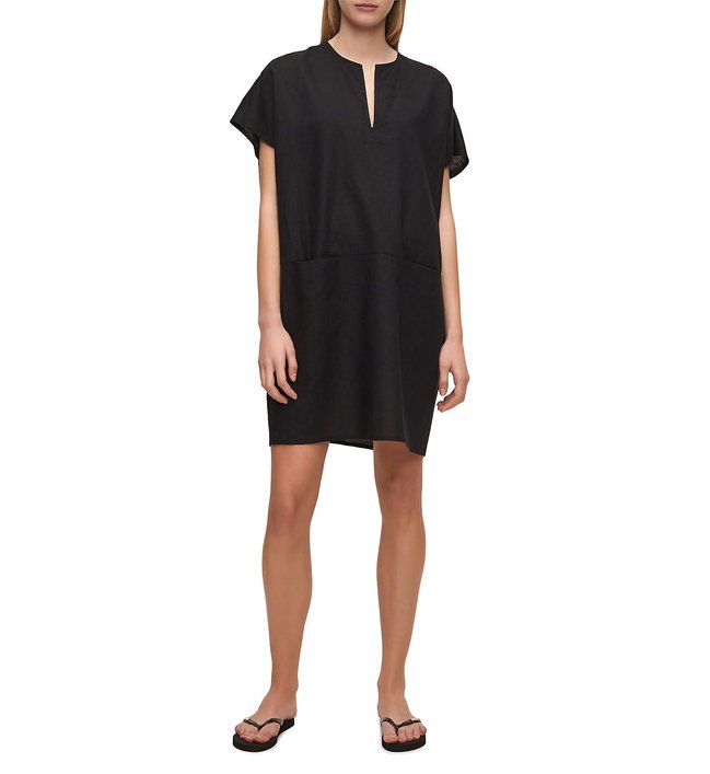Calvin Klein Swimwear – Šaty Core Solids, Černá barva