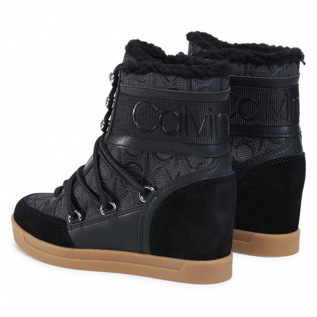 Luxusní Fiorenza kotníkové tenisky, Černá barva, 35, 36, 37, 38, 39, 40, 41