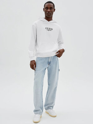 Módní Jordan logo mikina, Bílá barva, 2022