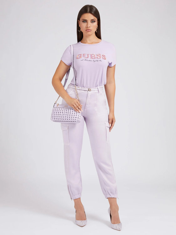 Módní Stine triko, Fialová barva, 2022