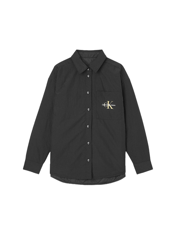 Černá barva, Crinkle košilová bunda