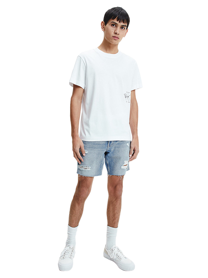 Módní Denim kraťasy, Modrá barva, 2022