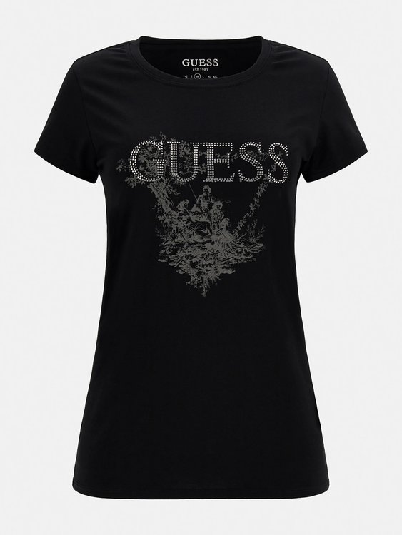 Luxusní Triangle logo triko, Černá barva, XS, S, M, L