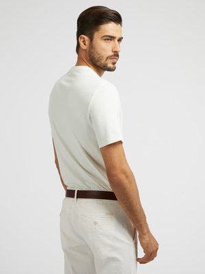 Didim triko – GUESS, Bílá barva Muži