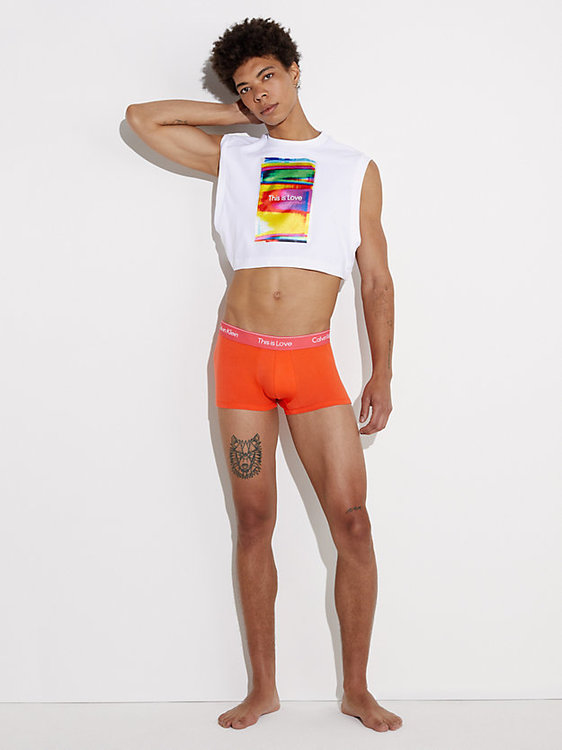 Pride boxery Červená barva Muži