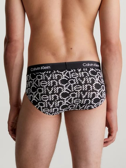 Módní 96 Cotton slipy 3ks, Černá, Červená barva, 2023