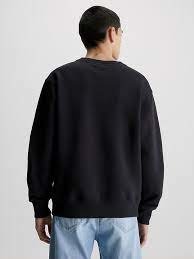 Stacked Logo mikina – Calvin Klein Jeans, Černá barva Muži