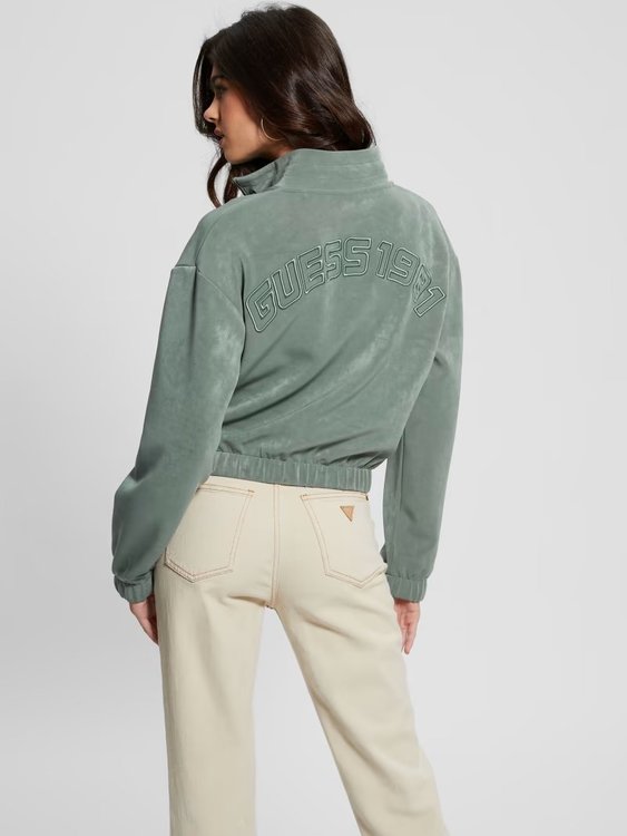 V3YQ04KBC00-A803 MIKINA NA ZIP L/S – GUESS Ženy