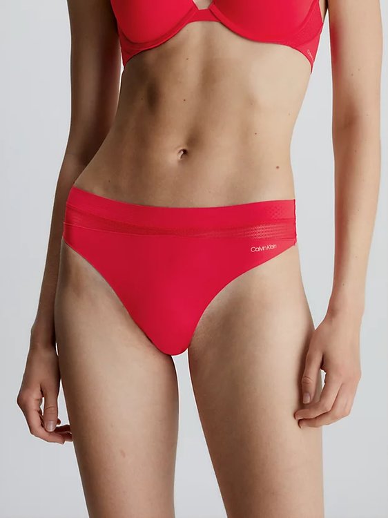 Perfectly Fit Flex tanga – Calvin Klein Underwear, Červená barva Ženy