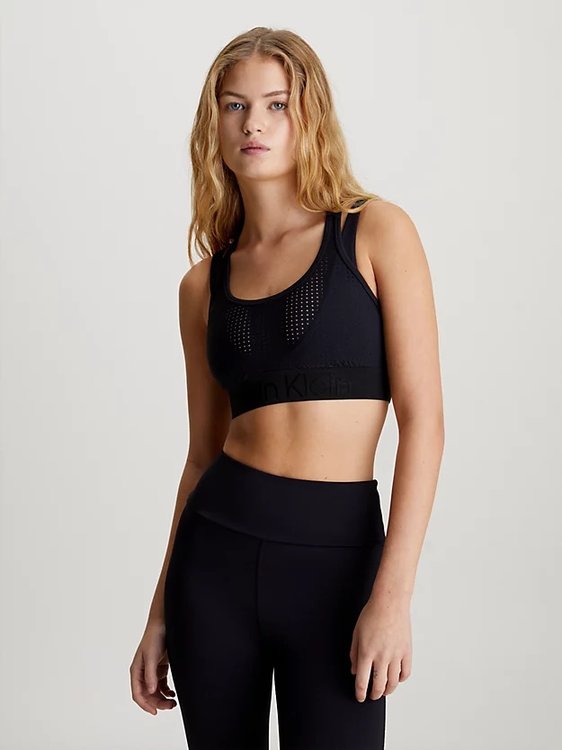 Low Impact Sports podprsenka – Calvin Klein Performance, Černá barva Ženy