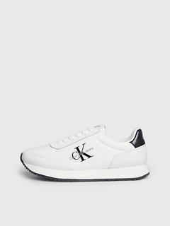 Calvin Klein Jeans, Bílá barva Runner Low Lace tenisky