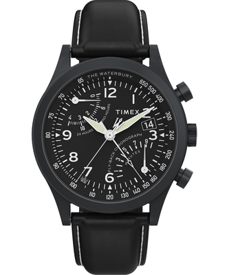 TIMEX – Waterbury hodinky, Černá barva