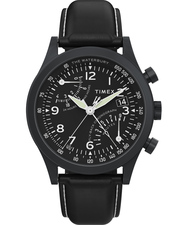 TIMEX – Waterbury hodinky, Černá barva