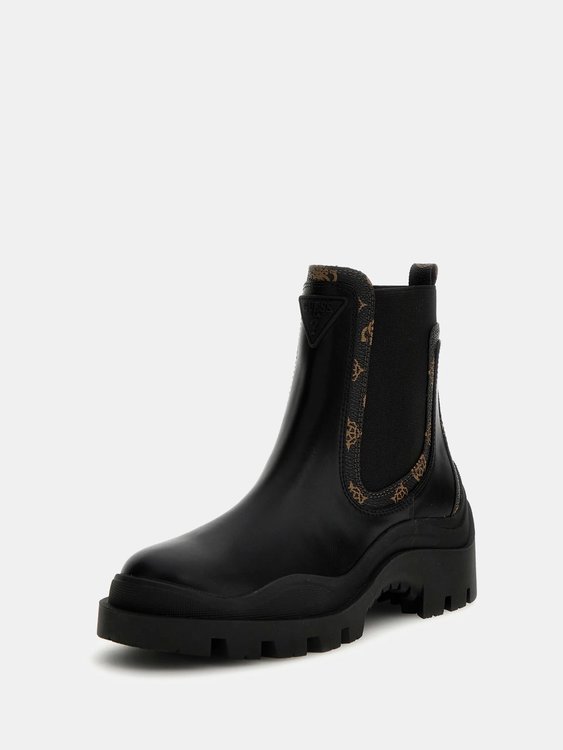 GUESS – Yesses Biker obuv, Černá barva