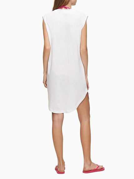 Šaty Intense Power – Calvin Klein Swimwear, Bílá barva Ženy