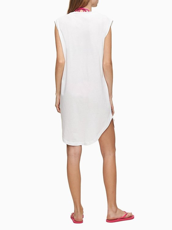 Šaty Intense Power – Calvin Klein Swimwear, Bílá barva Ženy