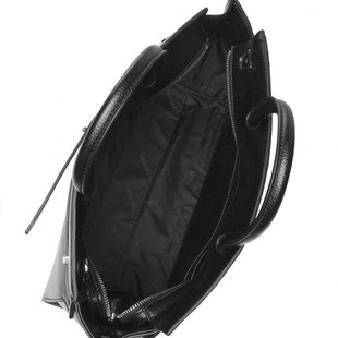 Módní Code tote kabelka, Černá barva, 2022 1