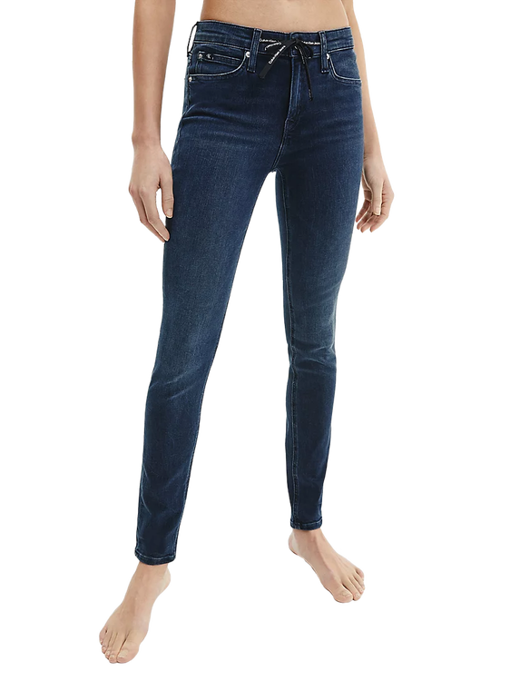 Calvin Klein Jeans – Skinny jeany, Modrá barva