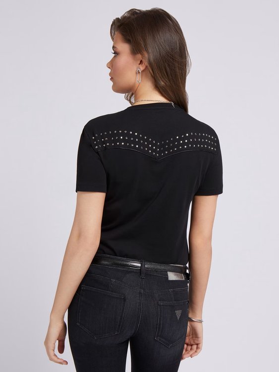 Katarina triko – Guess, Černá barva Ženy