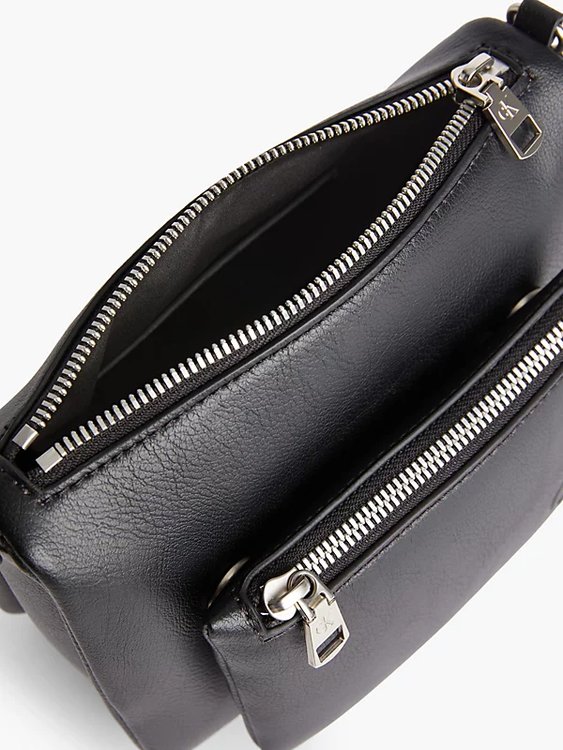 Módní Ultralight crossbody, Černá barva, 2023