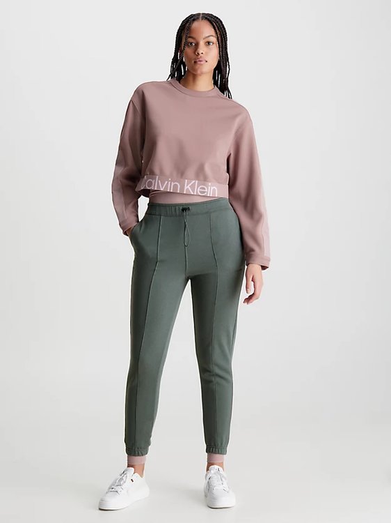 Módní Pullover Twill mikina, Růžová barva, 2023