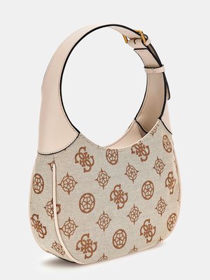 Izzy Hobo kabelka – GUESS, Krémová barva Ženy