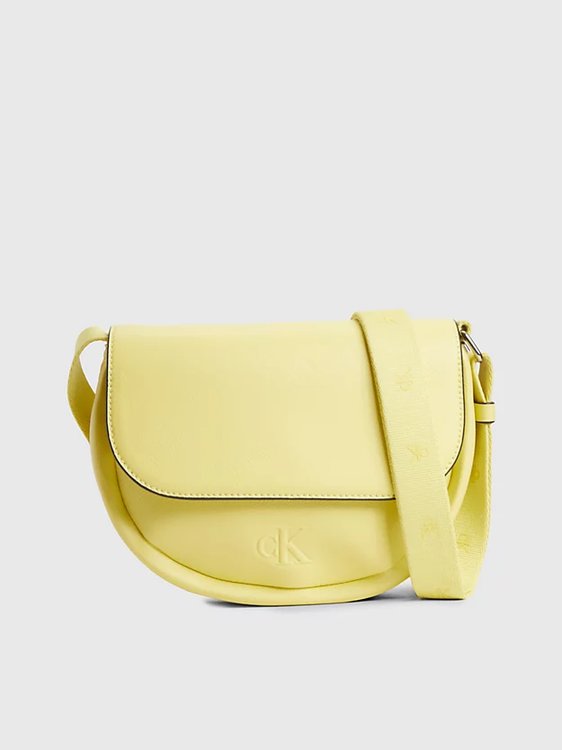 Calvin Klein Jeans – Ultralight Saddle crossbody, Žlutá barva
