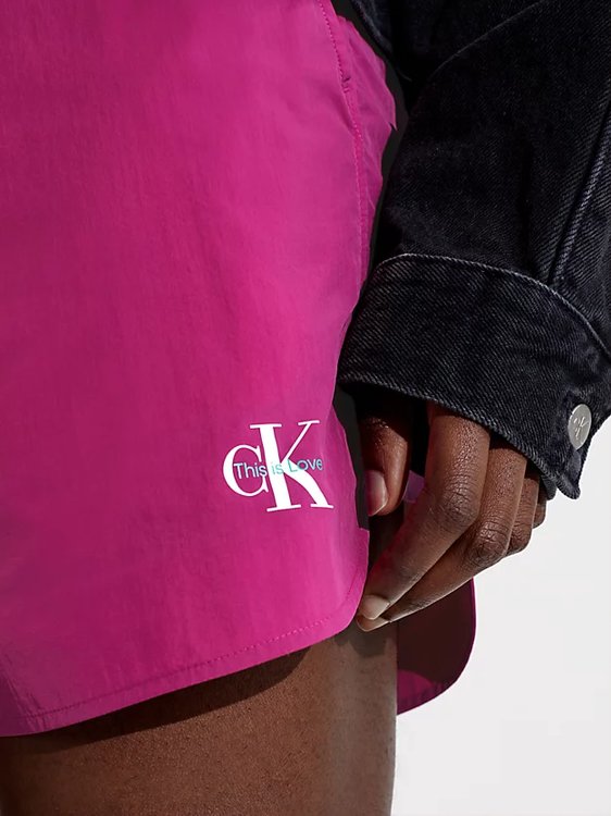 Monologo Nylon šortky Růžová barva Muži