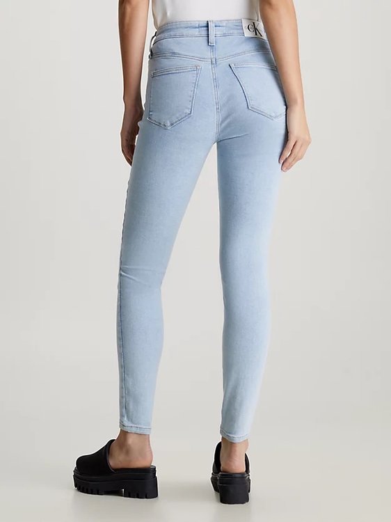 High Rise Super Skin jeans – Calvin Klein Jeans, Modrá barva Ženy