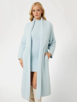 GUESS – Vero Oversized Midi cardigen, Modrá barva
