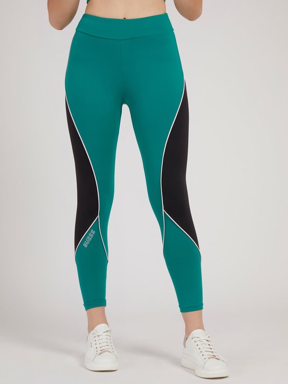 Módní Doreen legíny, Tyrkysová, Zelená barva, 2021