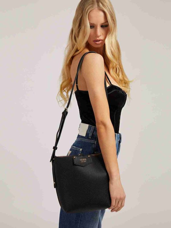 Guess – Brenton kabelka, Černá barva 1