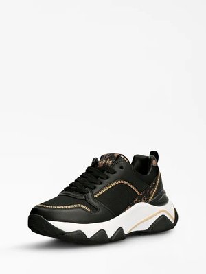 Guess – Mags tenisky, Hnědá barva